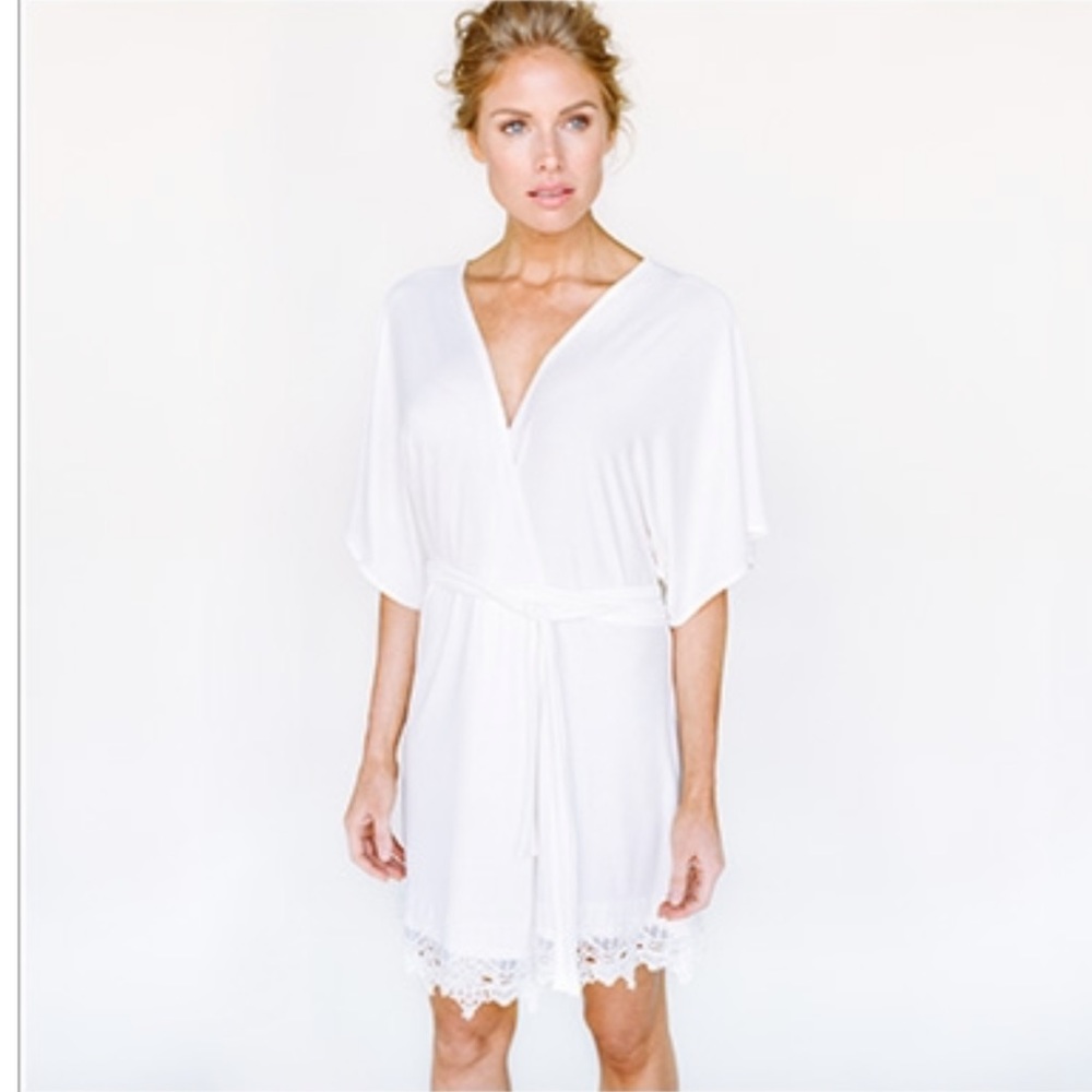 Plum Pretty Sugar Sweetheart Robe - Lambkin XS/S